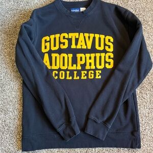 Gear For Sports Black Crewneck Sweater with Yellow Print